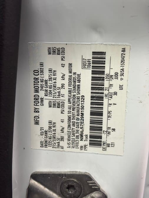 2021 Ford Transit Connect Van
