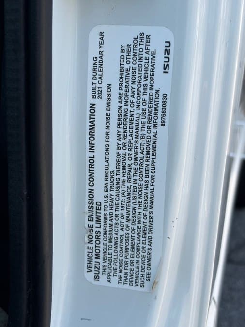 2021 Chevrolet 4500 LCF Gas