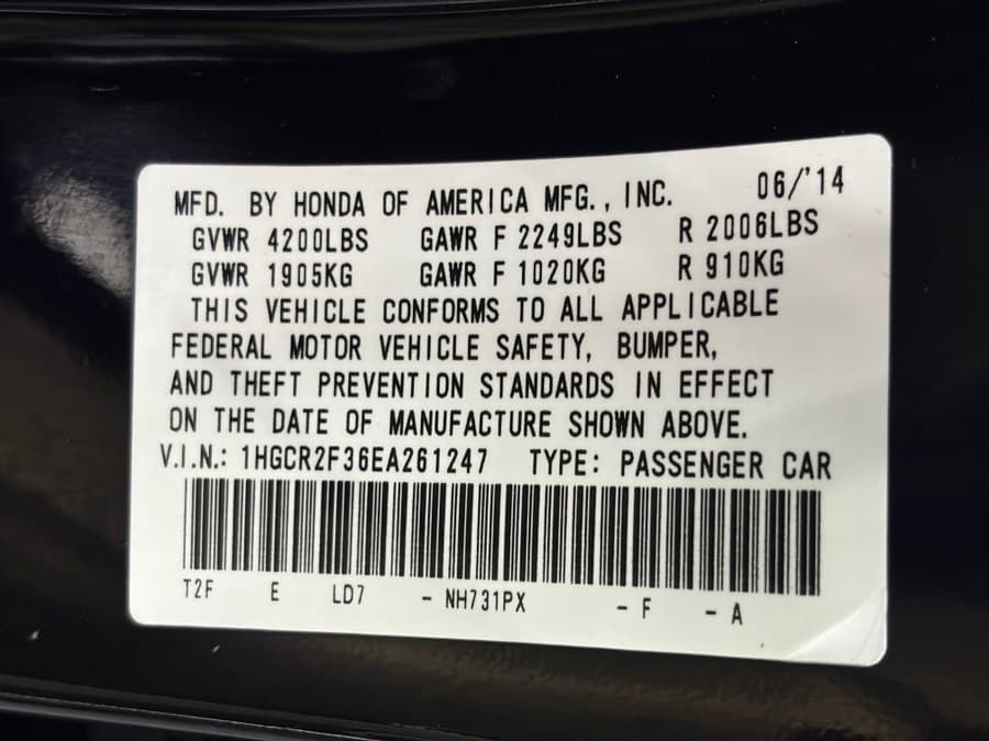 2014 Honda Accord Sedan