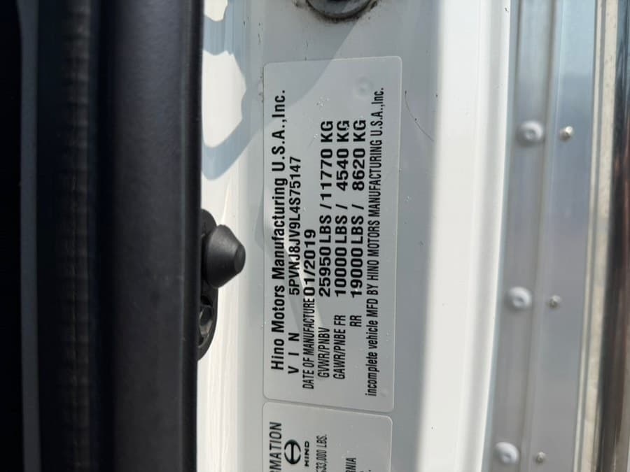 2020 Hino 268A