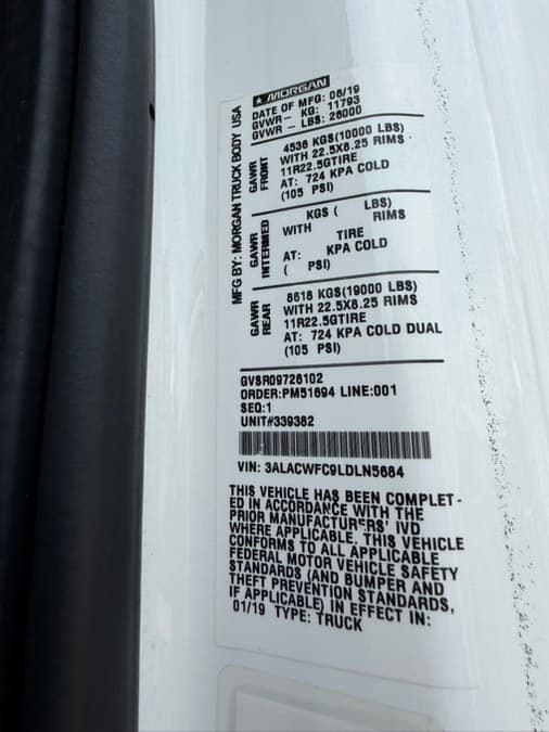 2020 Freightliner M2 106