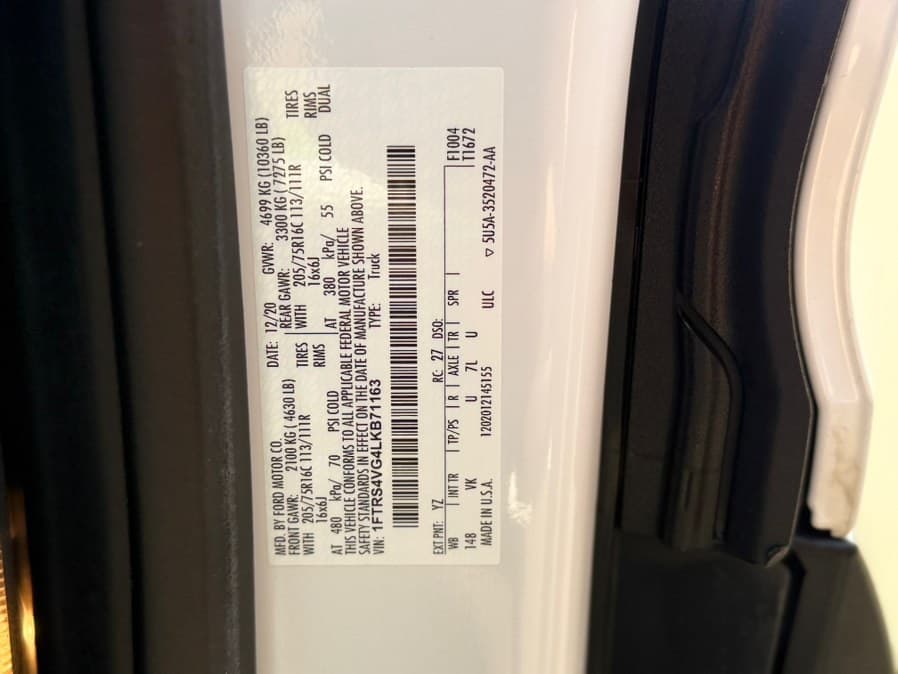 2020 Ford Transit Crew Van