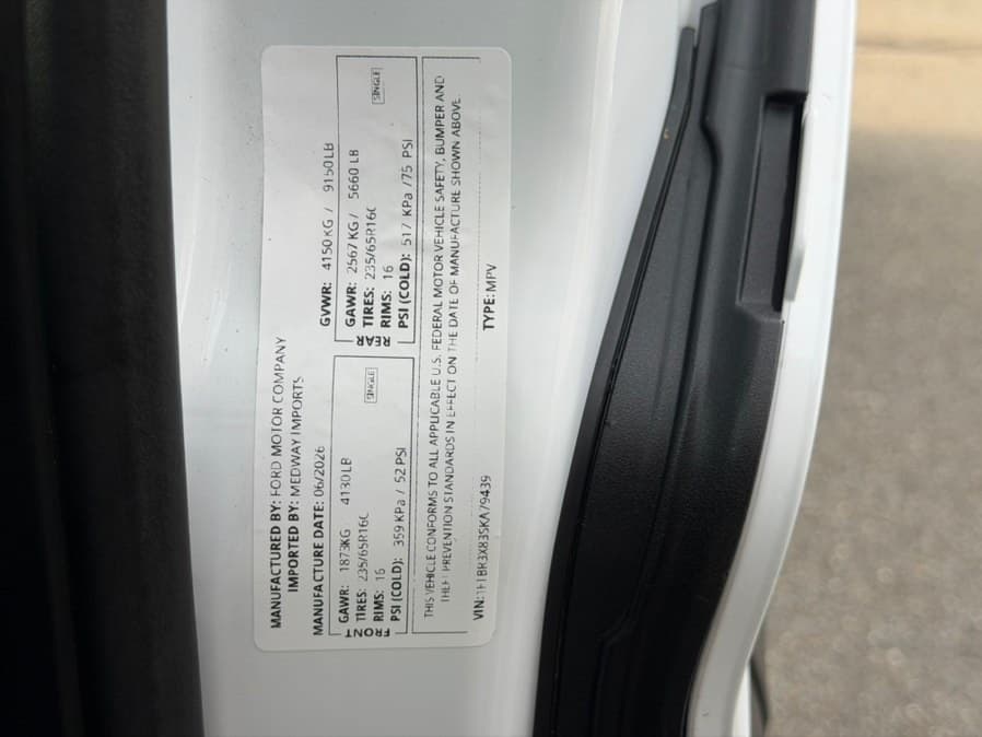 2025 Ford Transit Cargo Van